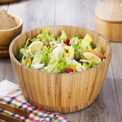کاسه سالاد چوبی سایز متوسط
